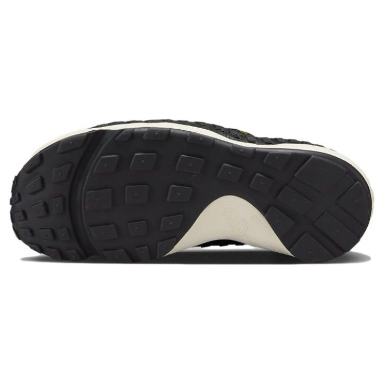 Nike Air Footscape Тканые черные женские кроссовки под крокодила бледно-слоновой кости Desert-Ochre FQ8129-010