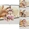 Adorable Fox Plush Doll Keychain For Girls Soft Pp Cotton Cute Stuffed Animal