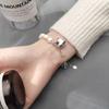 Fashion Jewelry Women Bracelet Adjustable Heart Shaped Bracelet Sweet Pearls Bracelet  Girls
