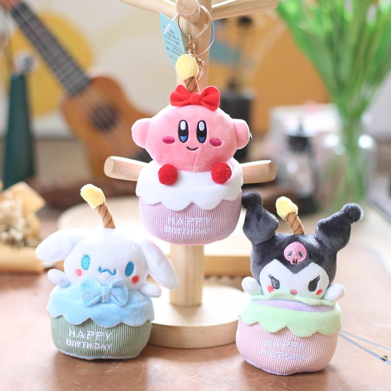 Милая Прелестная Плюшевая Игрушка Sanrio Kuromi Мягкая Набивная Кукла С Наполнителем из ПП Хлопка