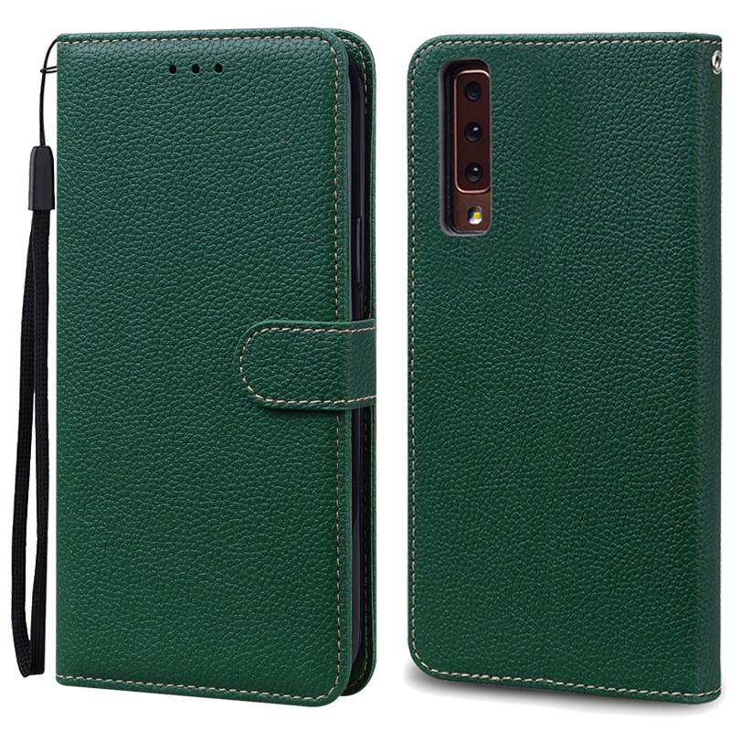 For Samsung Galaxy A7 2018 Case Galaxy A 7 2018 Cover Luxury Leather Flip Case For Samsung Galaxy A7 2018 SM-A750F Phone Cases