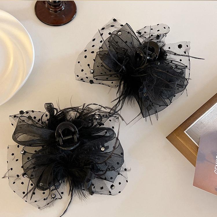 1 шт. Премиум сетчатый диск-перо для волос, зажим для волос, заколка для головы, заколка для волос в виде акулы