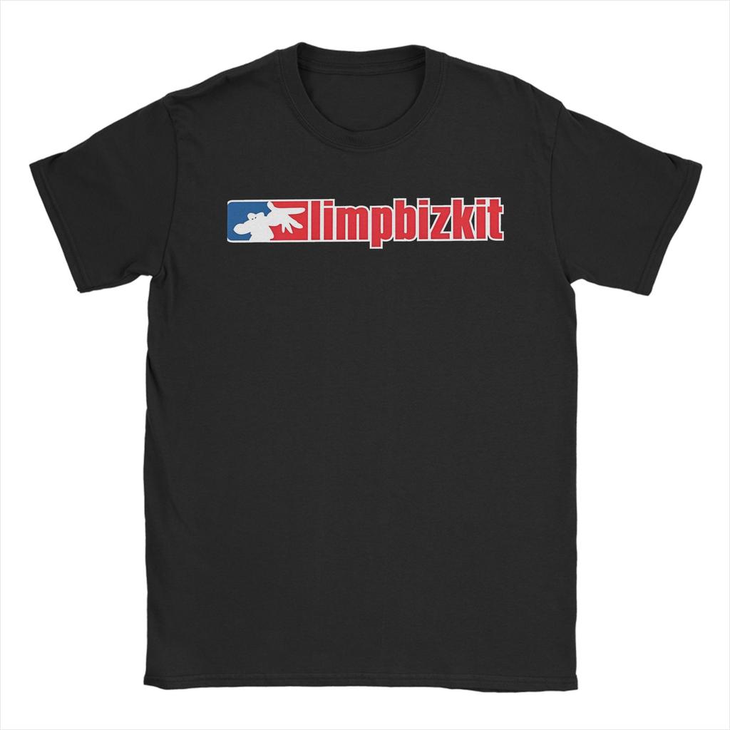 Unisex Unisexs Limp Bizkit T Shirt Music Tour Band Pure Cotton Tops Fashion Short Sleeve Round Collar Tees Classic Tshirts
