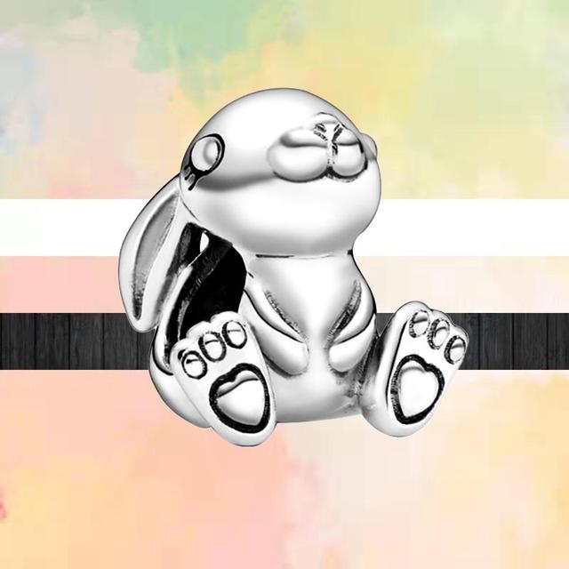 Новый стиль животных Lucky Cat Собака Панда Медведь Лев Змея Кролик Бусины «сделай сам» подходят оригинальные модные подвески Серебряный цвет Браслеты Ювелирные изделия