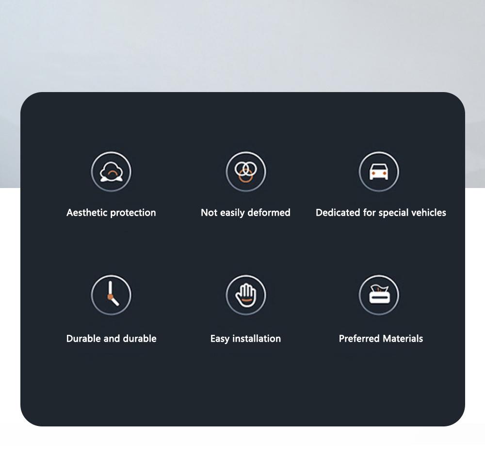 AAABU1 4/8Pcs Car Door Handle Protective Anti-scratch Stickers For Skoda Octavia KAMIQ KODIAQ SUPERB RAPID FABIA YETI