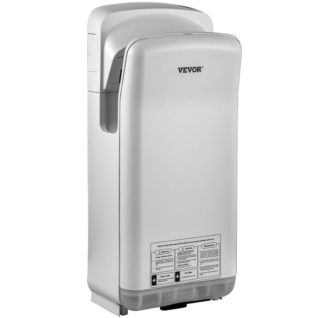 Jet Hand Dryer, Premium Electric Commercial Blade Hand Dryer, ABS Air Dryer Hand with HEPA Filtration Wall Mount Hand Dryer, 2000W 220V Vertical Hand