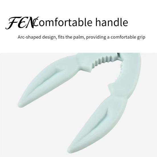 Seafood Opener Gadget Multifunctional Lobster Crackers, Handheld Crab Claw Clamp Tool, Portable Ergonomic Home Kitchen Tool Nutcracker Easy