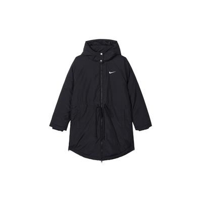 Спортивная одежда Essential Solid Zip-Up Hooded Long Sleeve Jacket Women Jacket Black DV7875-010