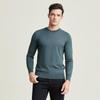 MONTAGUT Мужской свитер с круглым вырезом из 100% мериносовой шерсти, машинная стирка