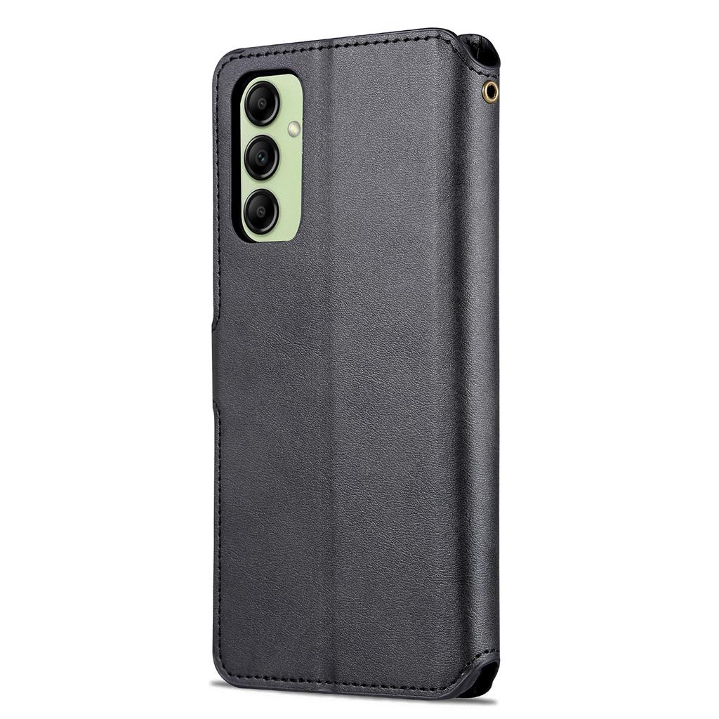 Противоударный чехол AZNS для Samsung Galaxy A14 5G/A14 4G, кожаный чехол-кошелек для телефона с текстурой теленка, подставка