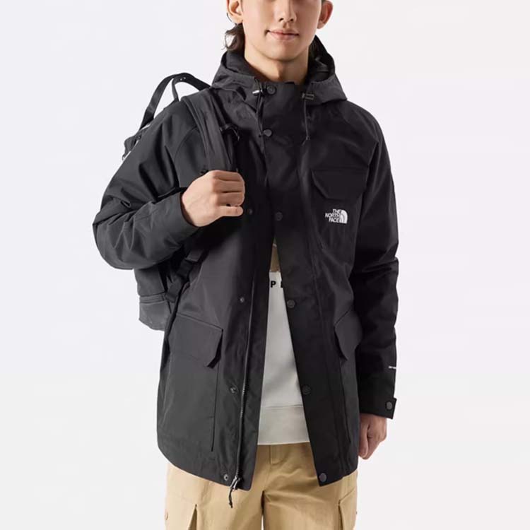 THE NORTH FACE Urban Exploration Waterproof And Windproof Windbreaker Jacket Men's Black NF0A88RA-JK3