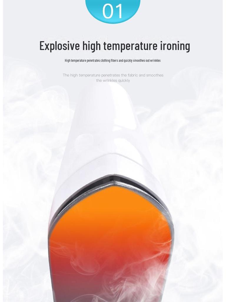 Портативный мини-электрический утюг для одежды - подходит для студенческого общежития и путешествий, маломощный, с контролем температуры