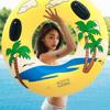 Кольцо для плавания для взрослых, большой надувной спасательный круг под мышками с узором кокосовой пальмы, утолщенное оборудование для плавания