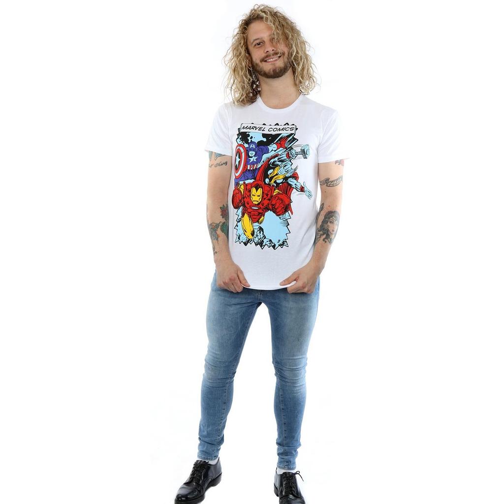 Marvel Mens Comic Characters T-Shirt