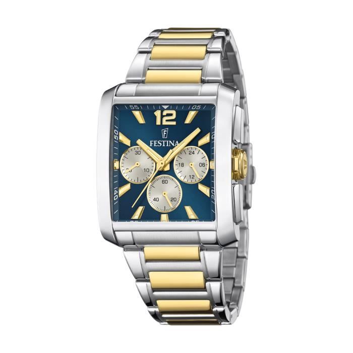 Montre - Festina - F20637/6 - Élégante - Bracelet en acier inoxydable - Résistante à l'eau