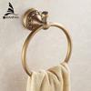 New Arrival Euro Style Wal-mount Antique Bronze Towel Ring Classic Bathroom Accessories Bath Towel Holder Bath Hardware 3707F