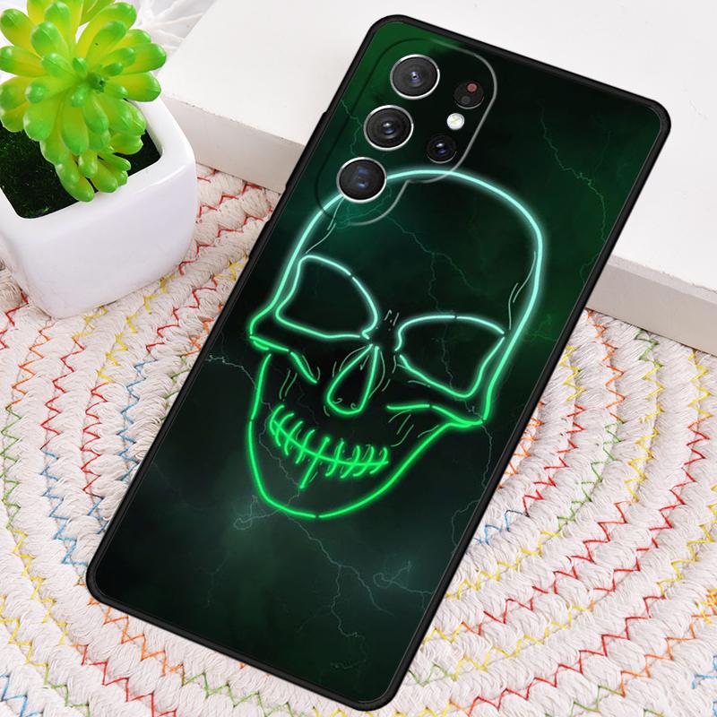 Силиконовый чехол для телефона «Молнии и кости» для Samsung Galaxy note 10 pro S26 S25 S24 S23 S22 S21 Plus S25Ultra Capa Cover