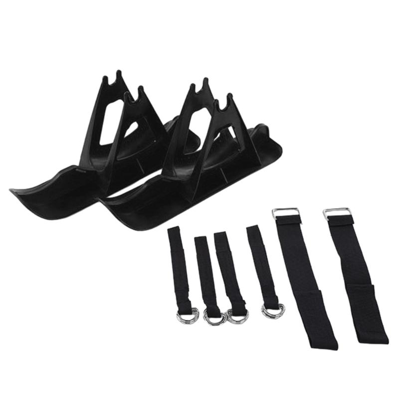 Лыжная пластина Колеса-лезвия Сани Лыжная доска Пляжный скейтборд Снежный самокат Сани Велосипед Лыжи Сани Легко установить