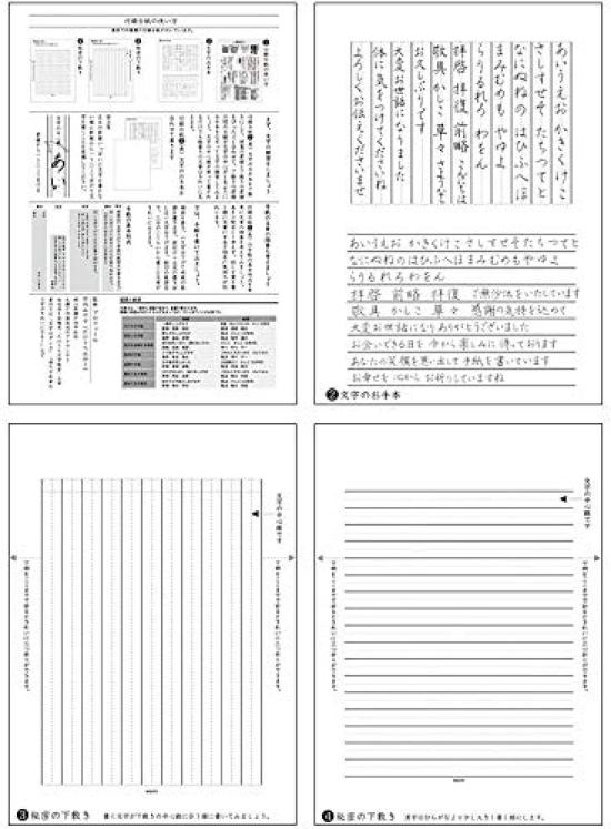 Midori Letter Paper for Writing Beautiful Letters with a Fountain Pen Envelope for Writing Beautiful Addresses Set (Unlined A) + (Cream)