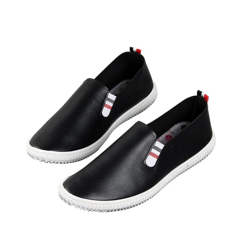 Fashion New Soft Soled Casual Shoes Versatile Women Breathable Casual Flat Bottomed Loafers High-quality PU Loafers Zapatos De Mujer