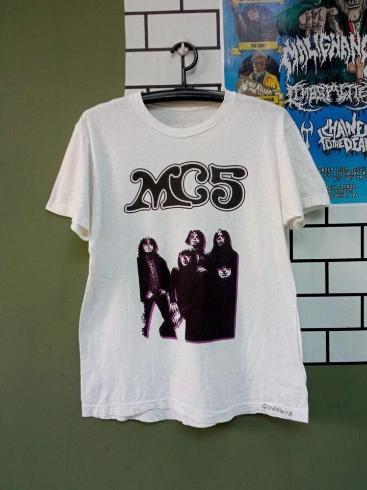 MC5 vintage t shirt tour American Rock Band White S to Shirt AR78