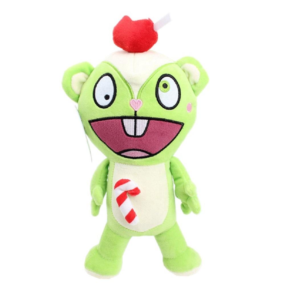 25CM HTF Happy Tree Friends Anime Happy Tree Friends Soldier Fliqpy Plush Toys Dolls Military Flipy Doll Plush Toy for Kids Gift