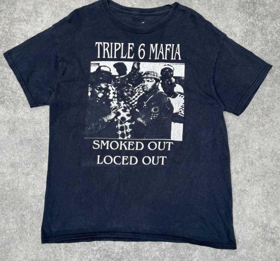 Three 6 Mafia black Graphic T-Shirt Unisex All Size S-2345XL MC951 Unisex T-Shirt