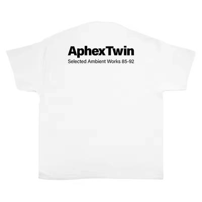 Мужская футболка Aphex Twin Хлопок Графический Короткий рукав Топы Футболки Y2k Оверсайз Корейская Мода Уличная Одежда Эстетика Харадзюку Одежда