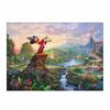 Tenyo [Made In Japan] 266-Piece Stained Art Gyutto Series Jigsaw Puzzle Disney Fantasia (18.2x25.7cm) DSG-266-988 Thomas Kinkade Studios Framed with