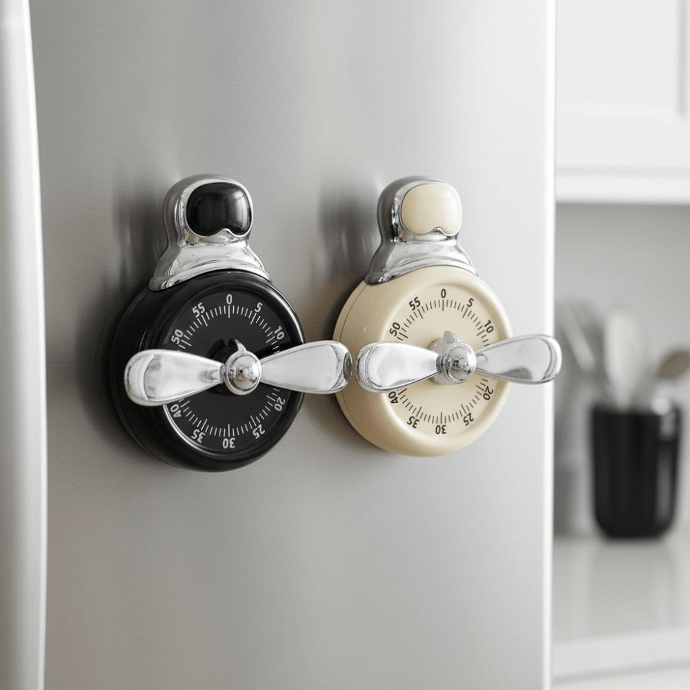 Адсорбируемый кухонный таймер для готовки 60 минут, напоминание о выпечке, механический таймер, классная комната