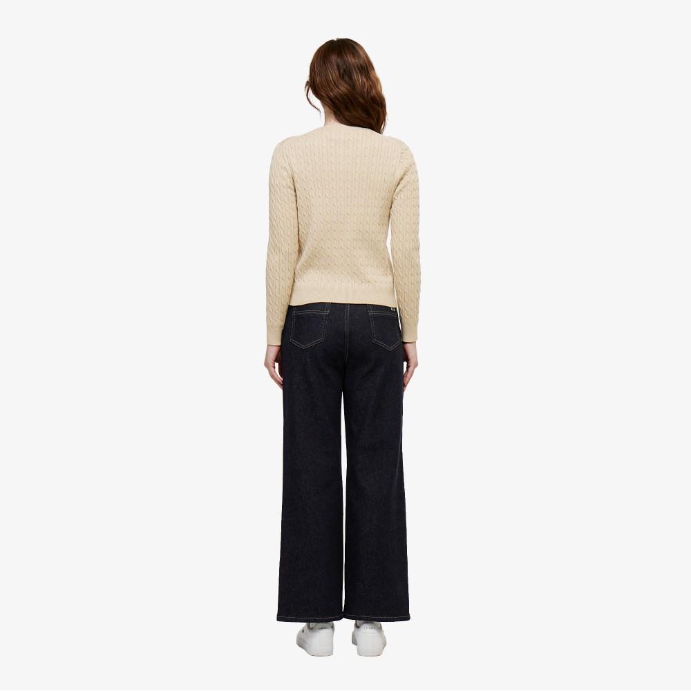 [Lacoste] Women's Semi-Wide Denim Pants HF816E-56GRHDE