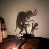 Хэллоуин Подсвечник Tealight Shadow Caster Украшение Металлический Подсвечник Подставка для Свечи Стол Центральная часть Настольный Орнамент Фестиваль Подарок