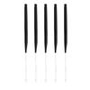 5pcs/set Plastic Dreadlock Crochet Needle Beige Micro Hook Needle Braid Needle  Twist Hair
