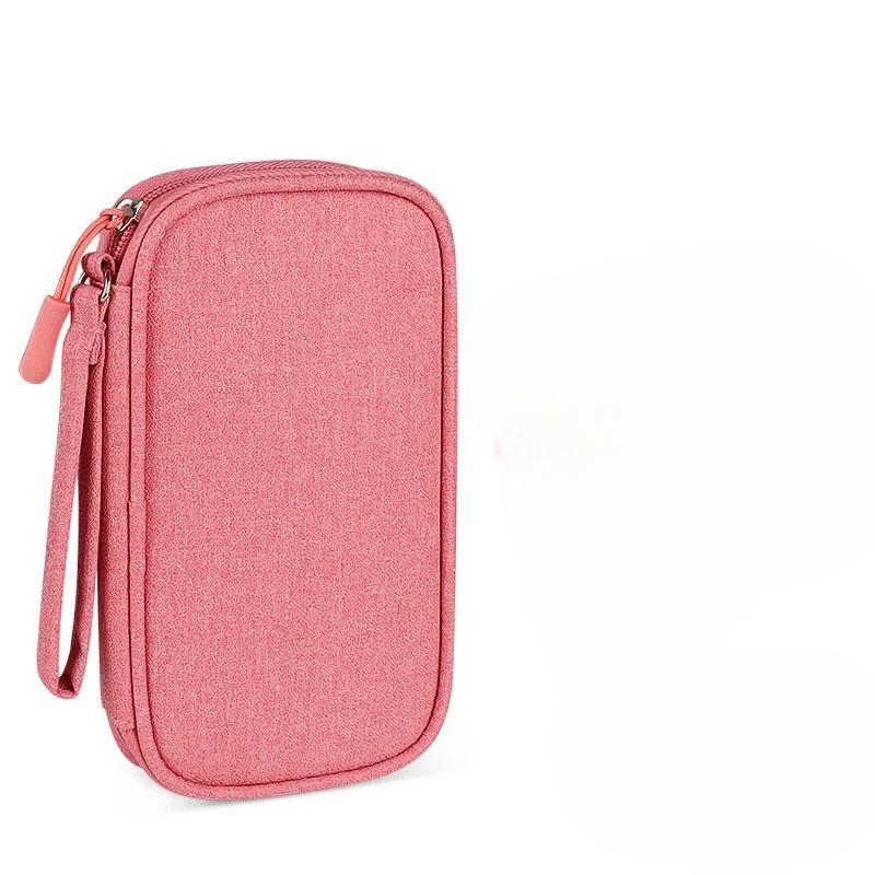 1PC Portable Cable Organizer Waterproof Storage Bag for Power Bank Digital Cable Case Earphone Oxford Cloth Earphone Holder Case
