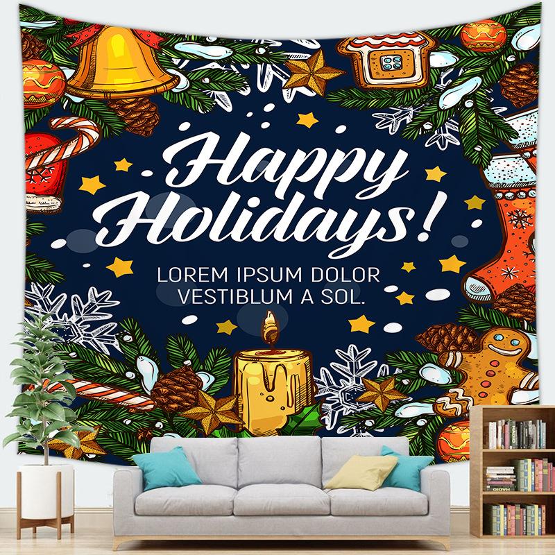 Рождественские украшения Санта-Клаус Рождественская елка Гобелен Настенный подвес