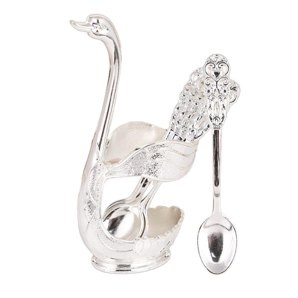 Подставка в виде лебедя, декоративная новинка для фруктового десерта
