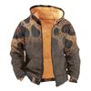 Мужское бархатное пальто с длинным рукавом и карманом Fashion Plus