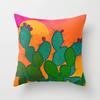 Cactus Throw Pillow Cover Succulent Desert Plant Cushion  for Home Sofa Chair