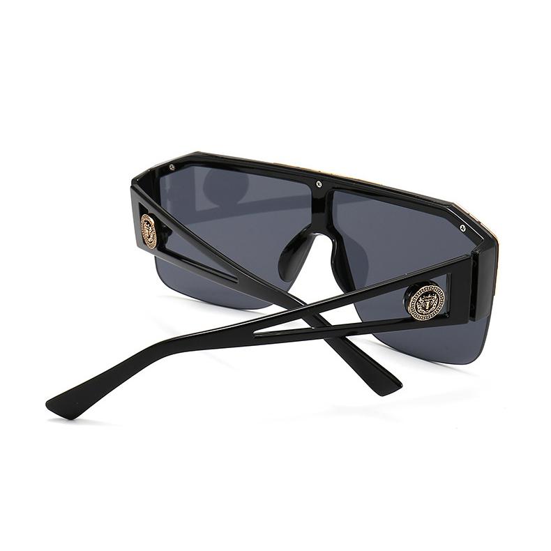 Мужские модные солнцезащитные очки, большие квадратные винтажные брендовые дизайнерские солнцезащитные очки, модные очки для вождения, уличные очки UV400