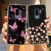 Чехол для телефона Samsung Galaxy S9 Plus Красивый узор с бабочками Мягкий тонкий ТПУ Прозрачный силиконовый чехол Для Samsung Galaxy S9 S9+ S 9
