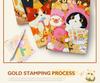 A5 Crayon Cat Diary: Hardcover Notebook with Thick Color Pages for Daily Scheduling