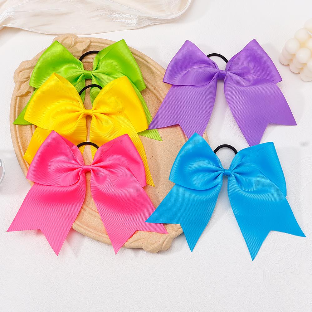 2Pcs/Set New Solid Color Woman Bows Hair Clips Fashion Handmade Ribbon Bowknot Hairpin Barrettes Hair Accessories