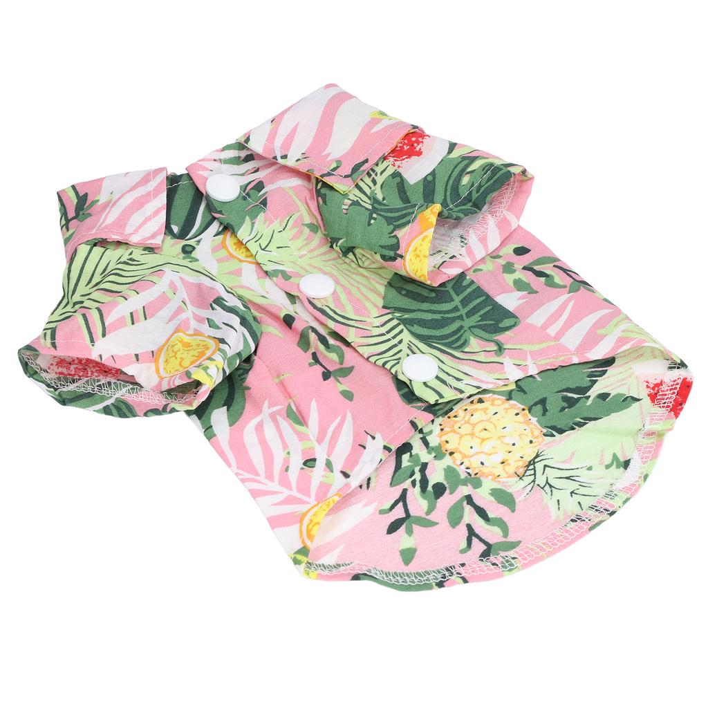 Pet Hawaiian Shirt Cute Breathable Cotton Hawaiian Dog Summer T Shirt for Cats Dogs RabbitsXL