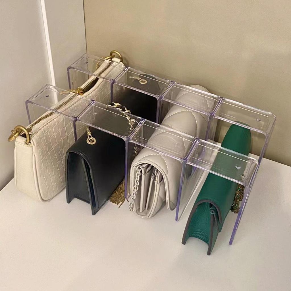 Compact Wardrobe Storage Rack: Hanging Bag Organizer for Bedroom and Closet.
