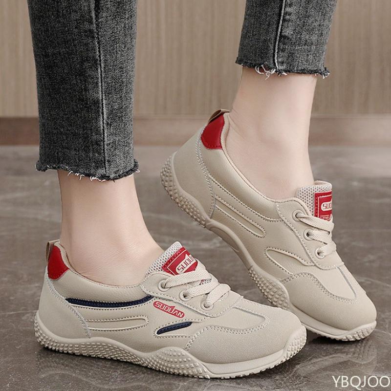 Новая дышащая белая обувь для весны и осени, увеличивающая рост, повседневная, износостойкая, на тонкой подошве, простая и удобная женская обувь