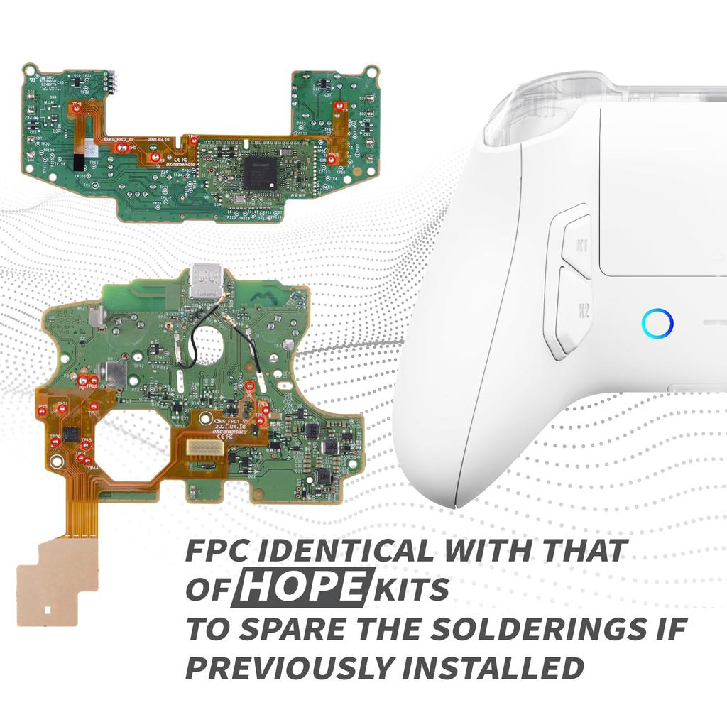 eXtremeRate Redesigned Back Button Remap Kit for Xbox Core 1914 Controllers and Victor X Remap Kit for Xbox Series Controllers Not S/X (Controllers