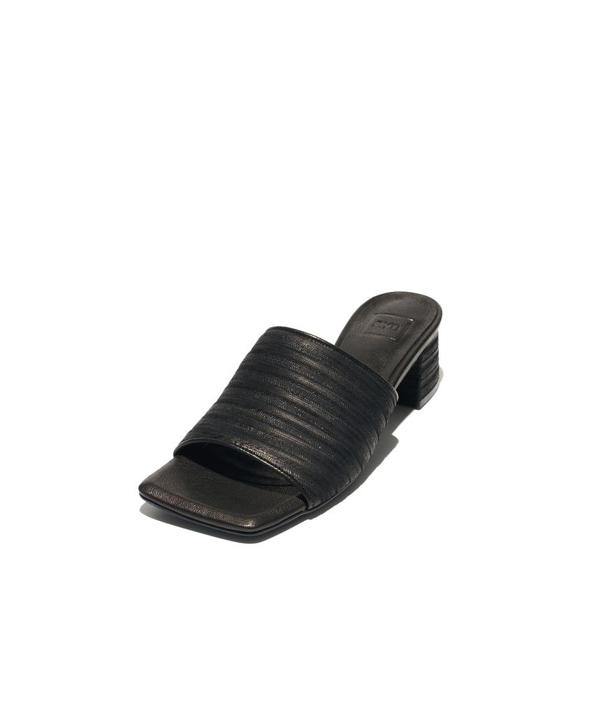 Ryu Classic Pulish Slippers _ Bk