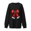 Women's Casual Round Neck Long Sleeved Pullover,Christmas  Printed Top, Long Sleeved Hoodie