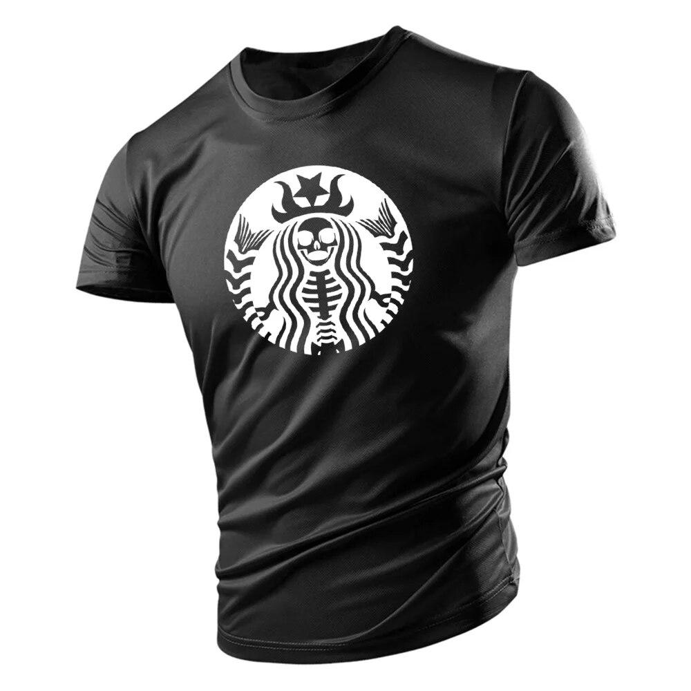 Four Seasons Новая мода Повседневная 2d Хэллоуин Джек-О'-Фонарь с принтом Мужская свободная удобная футболка с короткими рукавами Быстросохнущий топ