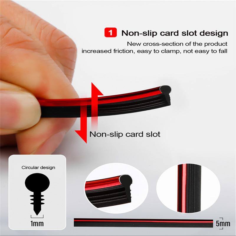 3M Мягкий клей хромировал полосу отделки двери автомобиля на устойчивых к трению универсальных автомобильных аксессуарах для интерьера